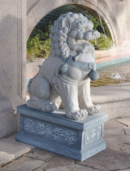 Giant Foo Dog Of The Forbidden City Statue Outdoor Asian Religious